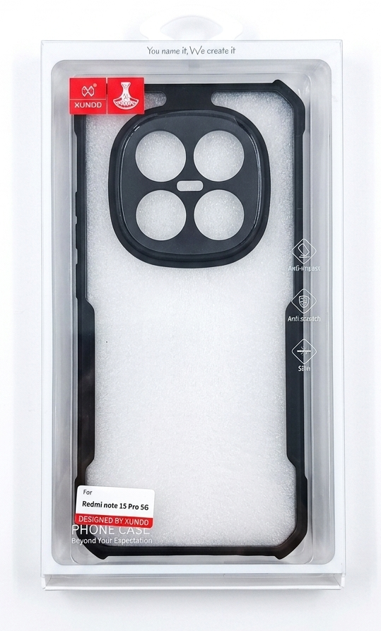 Redmi Note 15 Pro 5G XUNDD Bumper Protective Case & All type of Redmi (100% Original)