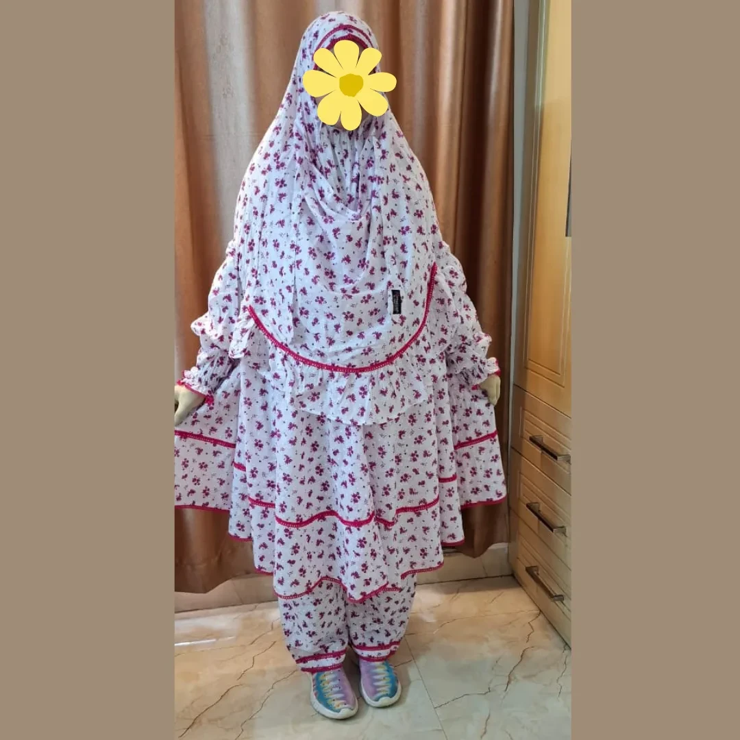 Woman Cotton Khimar Set WCK101
