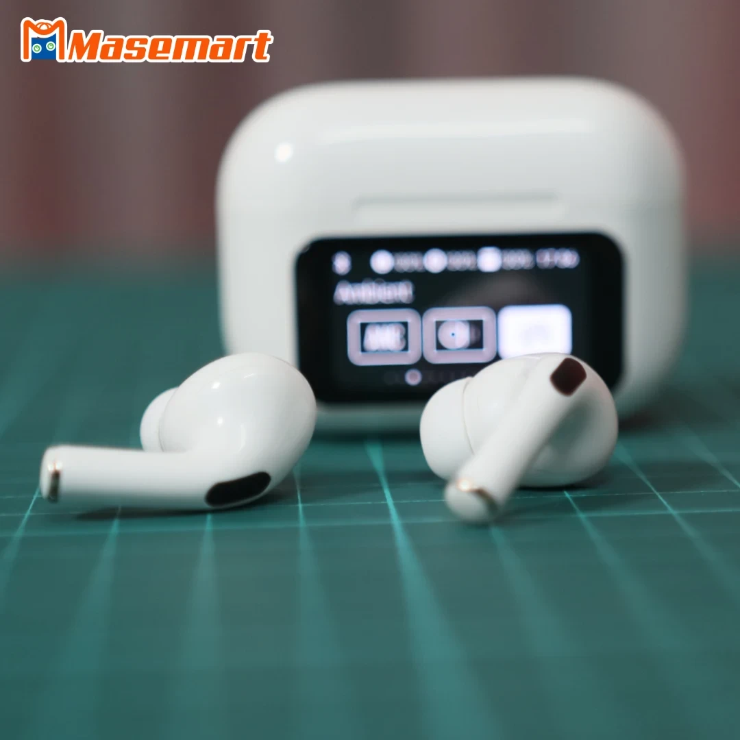 Airpod Pro 2 Generation with Touch Screen Display (White)