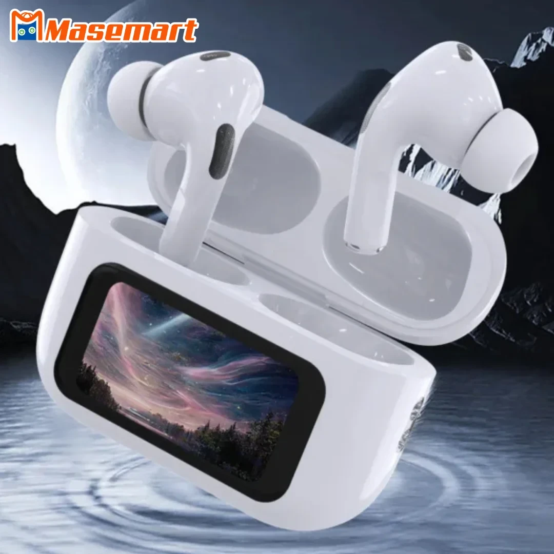 Airpod Pro 2 Generation with Touch Screen Display (White)