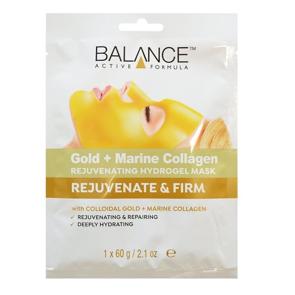 Balance Active Formula  Gold + Marine Collagen Rejuvenating Hydrogel Mask