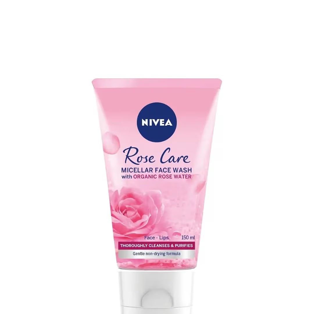 Nivea Rose Care Micellar Face Wash with Organic Rose Water 150ml